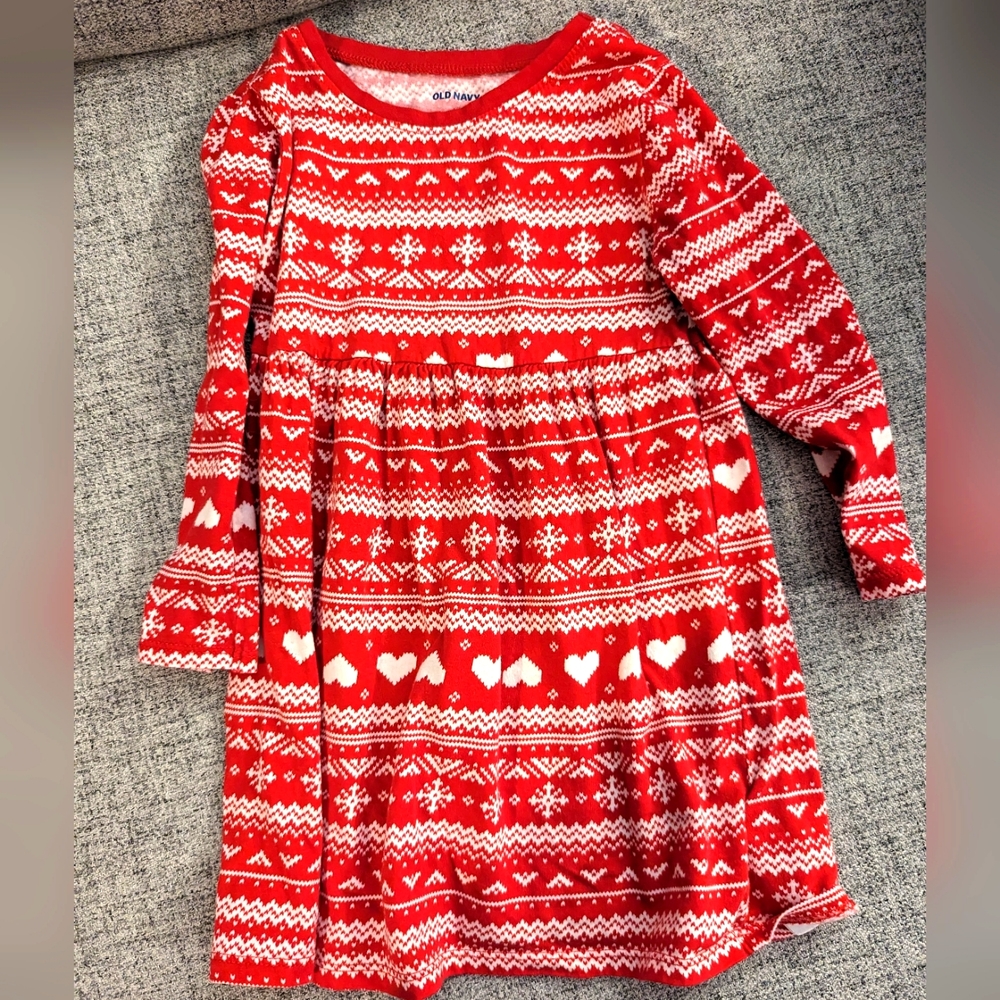 Holiday long sleeved dress